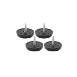 1-1/2 In. Black Heavy-Duty Anti- Skid Pads (4-Pack)