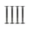 1 In. X 1 Ft. L Black Steel Pipe Flange Table Leg Kit (Set Of 4)