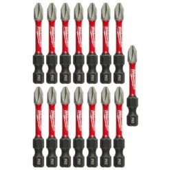 #2 Philips Shockwave 2 In. Impact Duty Steel Driver Bits (15-Pack)