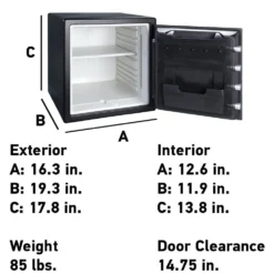 1.23 Cu. Ft. Fireproof Safe And Waterproof Safe With Touch Screen -arbor Shop a8f9f23e1c4d0da0e2596d022624c996