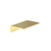 1-31/32 In. (50 Mm) Satin Gold Aluminum Contemporary Edge Drawer Pull