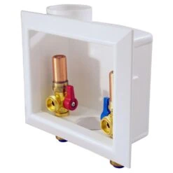 1/2 In. Brass Push-to-Connect X 3/4 In. Male Hose Thread Washing Machine Outlet Box With Water Hammer Arrestors -arbor Shop b21ba5375c30d46d138715bdc8d8981c