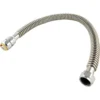 1 In. Push-to-Connect X 1 In. FIP X 24 In. Corrugated Stainless Steel Water Softener Connector