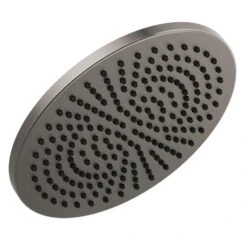 1-Spray 11.8 In. Single Wall Mount Fixed Rain Shower Head In Matte Black -arbor Shop b46d00c9849ac05afd08cd6bc3a74b39