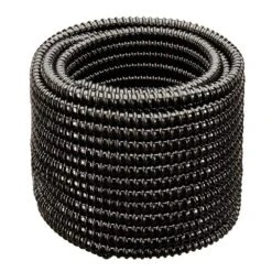 1 In. Dia X 100 Ft. MM Sizing Black Non Kink, Corrugated, Flexible PVC Pond Tubing