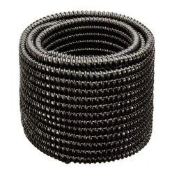 1/2 In. Dia X 100 Ft. UL Sizing Black Non Kink, Corrugated, Flexible PVC Pond Tubing