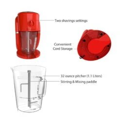 1 Qt. Red Frozen Drink Stand Mixer With Variable Mix Settings -arbor Shop b9e962efaf1ec550c5c3df474b36105f