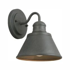 1-Light Zinc Outdoor Wall Barn Light Sconce Lantern