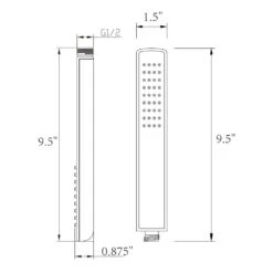 1-Spray 4.5 In. Single Wall Mount Handheld Rain Shower Head In Chrome -arbor Shop ba9c535d68be6b1e9dcfbbf2d607b937