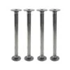 1 In. X 1.5 Ft. L Black Steel Pipe Flange Table Leg Kit (Set Of 4)