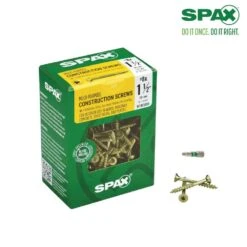 Spax #8 X 1-1/2 In. T-Star Plus Drive Flat-Head Partial Thread Yellow Zinc Coated Multi-Material Screw (197 Per Box) -arbor Shop bae13200f7e0dc9f7141e6550354b903