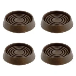 1-1/2 In. Brown Smooth Rubber Furniture Cups (4 Per Pack) -arbor Shop bc160d65f8e6f5e37b9b67bf89d52dbb