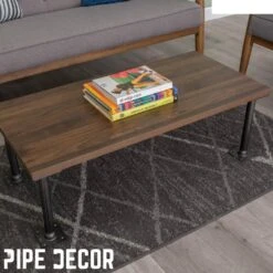 1 In. X 1 Ft. L Black Pipe Table Leg Kit With Square Flange (Set Of 4) -arbor Shop bce086dace96c0afceb4cb92512d3465