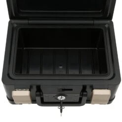 Honeywell 0.15 Cu. Ft. Molded Fire Resistant And Waterproof Portable Chest With Carry Handle, Key And Double Latch Lock -arbor Shop be6e47b91204f8c0953e0aecfc94d555