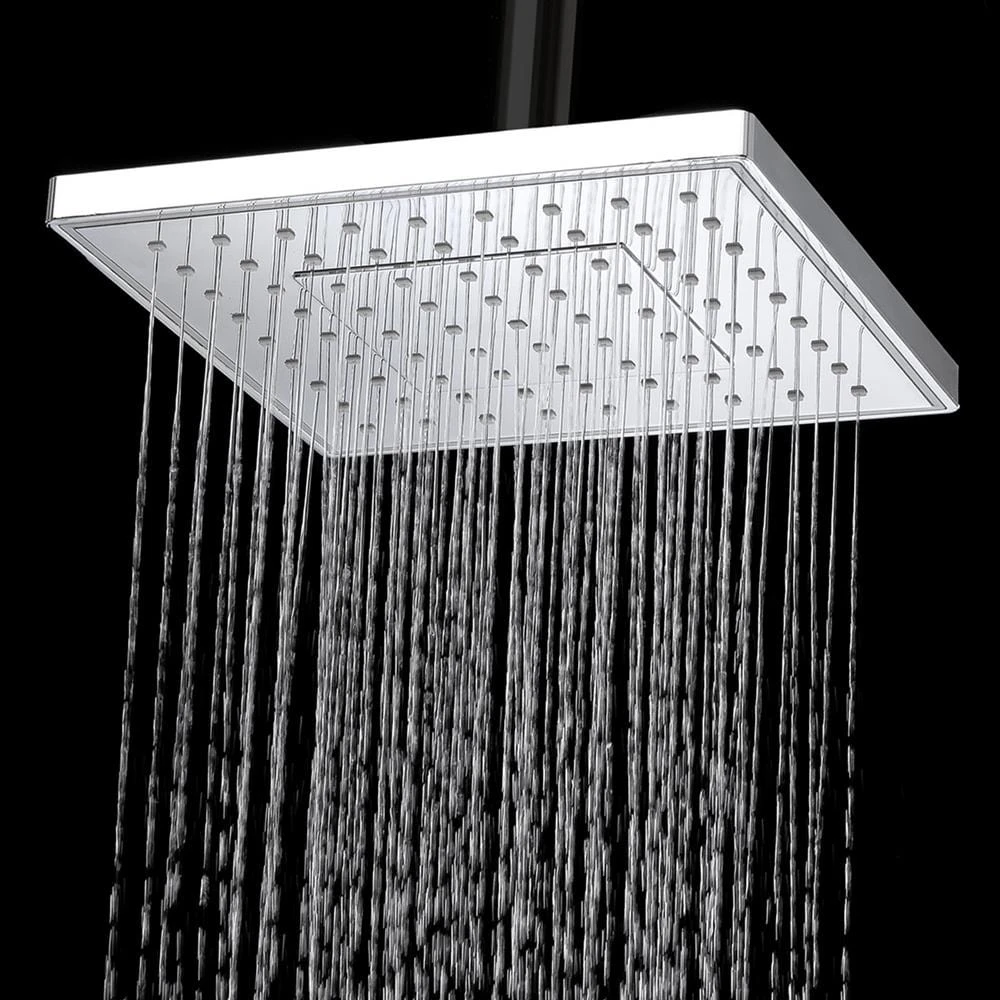 1-Spray 7.88 In. Single Wall Mount Fixed Rain Shower Head In Chrome 3 1-Spray 7.88 In. Single Wall Mount Fixed Rain Shower Head In Chrome - Image 3