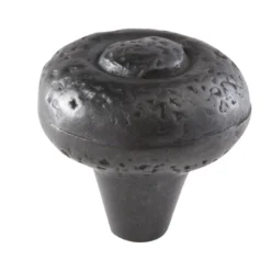 1-1/2 In. Black Cabinet Knob -arbor Shop c1a6283d8d9702843cf1285c33ad8b91