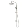 1-Spray 5.59 In. Dual Shower Head And Handheld Shower Head With Low Flow In Satin Nickel