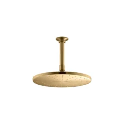 1-Spray 10 In. Single Ceiling Mount Fixed Rain Shower Head In Vibrant Brushed Bronze -arbor Shop c454074b11911dee069daf5040063e06
