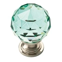 1-3/16 In. (30mm) Chrome And Clear Faceted Glass Cabinet Knob 26 1-3/16 In. (30mm) Chrome And Clear Faceted Glass Cabinet Knob -arbor Shop c69cb587e56f9210ed226bca799228e9