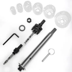 0.5 In. To 2.0 In. O.D Tube Notcher And Pipe Cutter With 60-Degree Notch And Hole Saw Kit -arbor Shop c79ad9ea7ea2a24ace6ddeda318a9a35