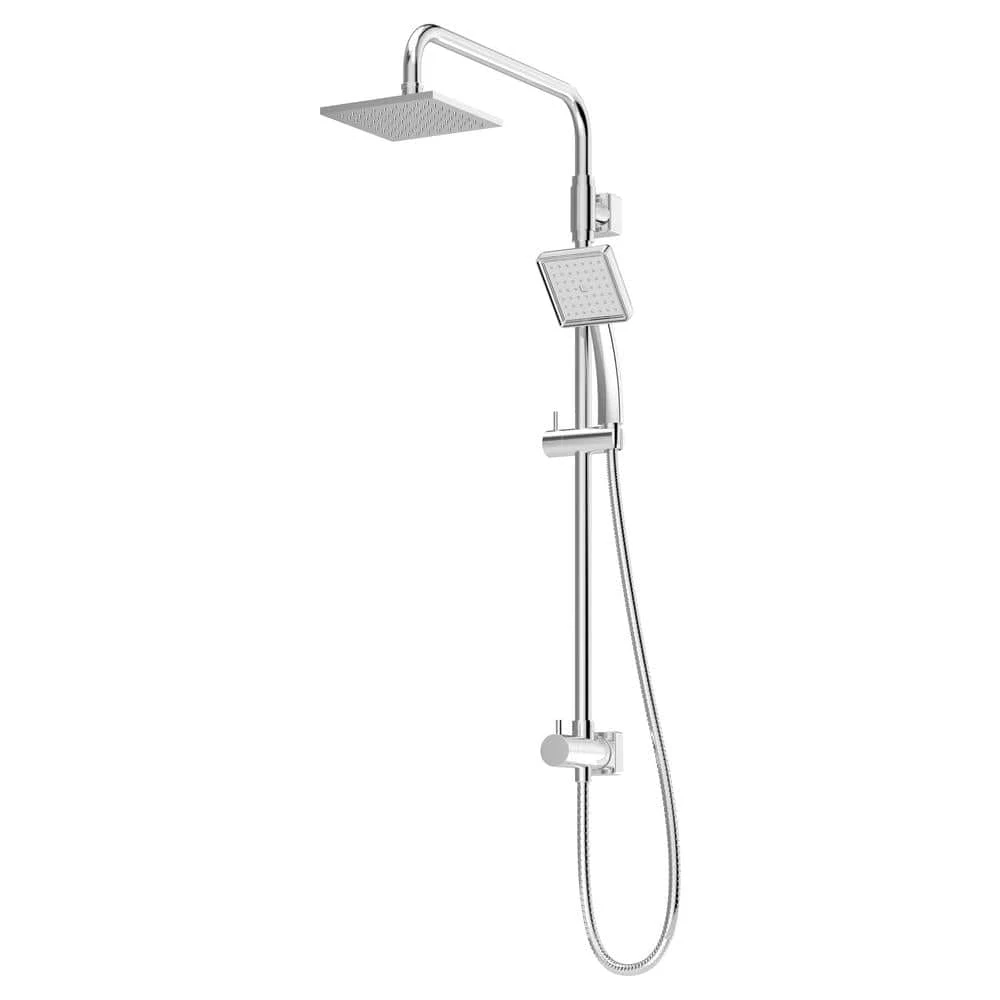 1-spray 6 In. Dual Shower Head And Handheld Shower Head In Satin Nickel 2 1-spray 6 In. Dual Shower Head And Handheld Shower Head In Satin Nickel - Image 2