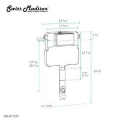0.8/1.28 GPF 2 Ft. X 4 Ft. Concealed Dual Flush In Wall Toilet Tank Carrier For Back To Wall Toilet In White 9 0.8/1.28 GPF 2 Ft. X 4 Ft. Concealed Dual Flush In Wall Toilet Tank Carrier For Back To Wall Toilet In White -arbor Shop cb7a560bf0bd135ed2cf03b482a1c50c