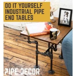 1/2 In. Black Pipe 10.5 In. W X 16/5 In. D X 19 In. H Streetlights Design End Table Kit 11 1/2 In. Black Pipe 10.5 In. W X 16/5 In. D X 19 In. H Streetlights Design End Table Kit -arbor Shop cca00b81c247b5c497b495a9b58a33c4