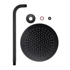 1-Spray 10 In. Single Wall Mount Waterfall Fixed Rain Shower Head In Rubbed Bronze -arbor Shop cd9880f836202017a1a8c025dc0aff49