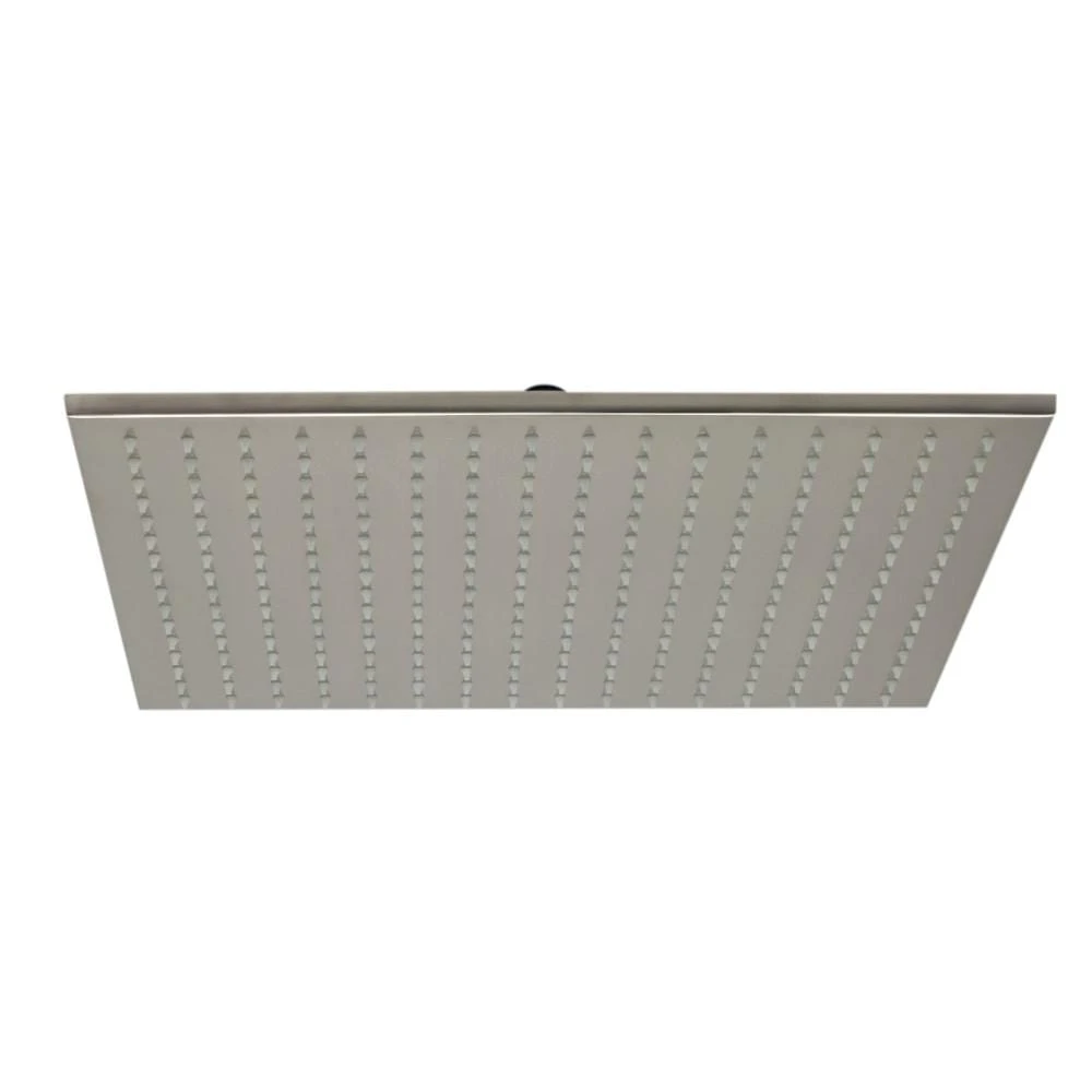 1-Spray 16 In. Single Ceiling Mount Fixed Rain Shower Head In Brushed Nickel 1 1-Spray 16 In. Single Ceiling Mount Fixed Rain Shower Head In Brushed Nickel