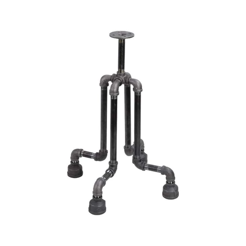 1/2 In. Black Pipe 16 In. W X 20 In. H Roots Design End Table Kit 1 1/2 In. Black Pipe 16 In. W X 20 In. H Roots Design End Table Kit
