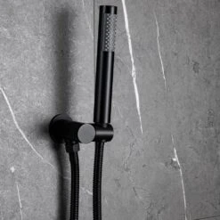 1-Spray Patterns 1.8 GPM 10 In. Dual Shower Head And Handheld Shower Head With Body Spray In Matte Black -arbor Shop d82a72d7bc8c50f3566407c85a4af33c