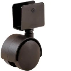 1-5/8 In. Plastic Twin Wheel U-Bracket Caster With 40 Lb. Load Rating (2 Per Pack)