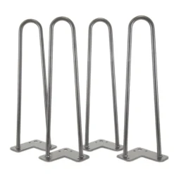 1/2 In. Dia. 28 In. Mid-Century Modern Raw Steel Hairpin Table Legs, (4-Pack) 11 1/2 In. Dia. 28 In. Mid-Century Modern Raw Steel Hairpin Table Legs, (4-Pack) -arbor Shop d8ff8d51c4cf3b7e8a322e361148c869 5a993b80 587e 47e2 adad 9c2df43179f6