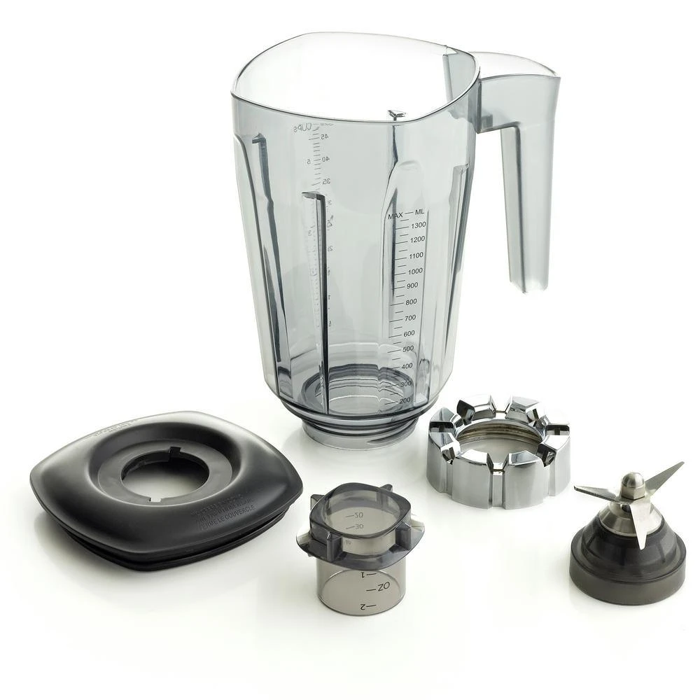 Omega 1 HP High/Low 48 Oz. 2-Speed Silver Blender 4 Omega 1 HP High/Low 48 Oz. 2-Speed Silver Blender - Image 4