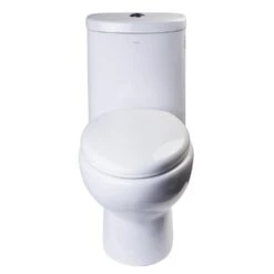 1-Piece 1.1/1.6 GPF Dual Flush Elongated Toilet In White -arbor Shop dca3aff259df93f22e74b69700c844bb