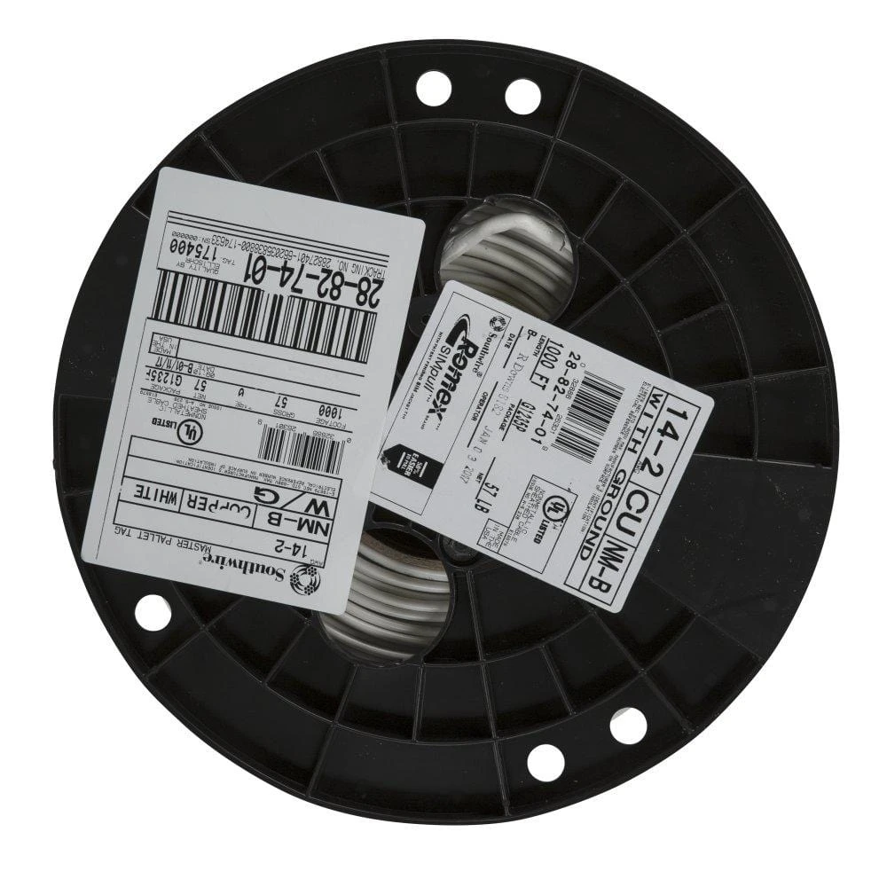 1,000 Ft. 14/2 Solid Romex SIMpull CU NM-B W/G Wire 6 1,000 Ft. 14/2 Solid Romex SIMpull CU NM-B W/G Wire - Image 6