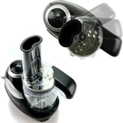 1.5-Cup Single Speed Black Mini Food Processor Chopping Blade, Mixer, Shredding/Slicing Disc -arbor Shop e0ed530a215290d5b377ea971c38fb9f