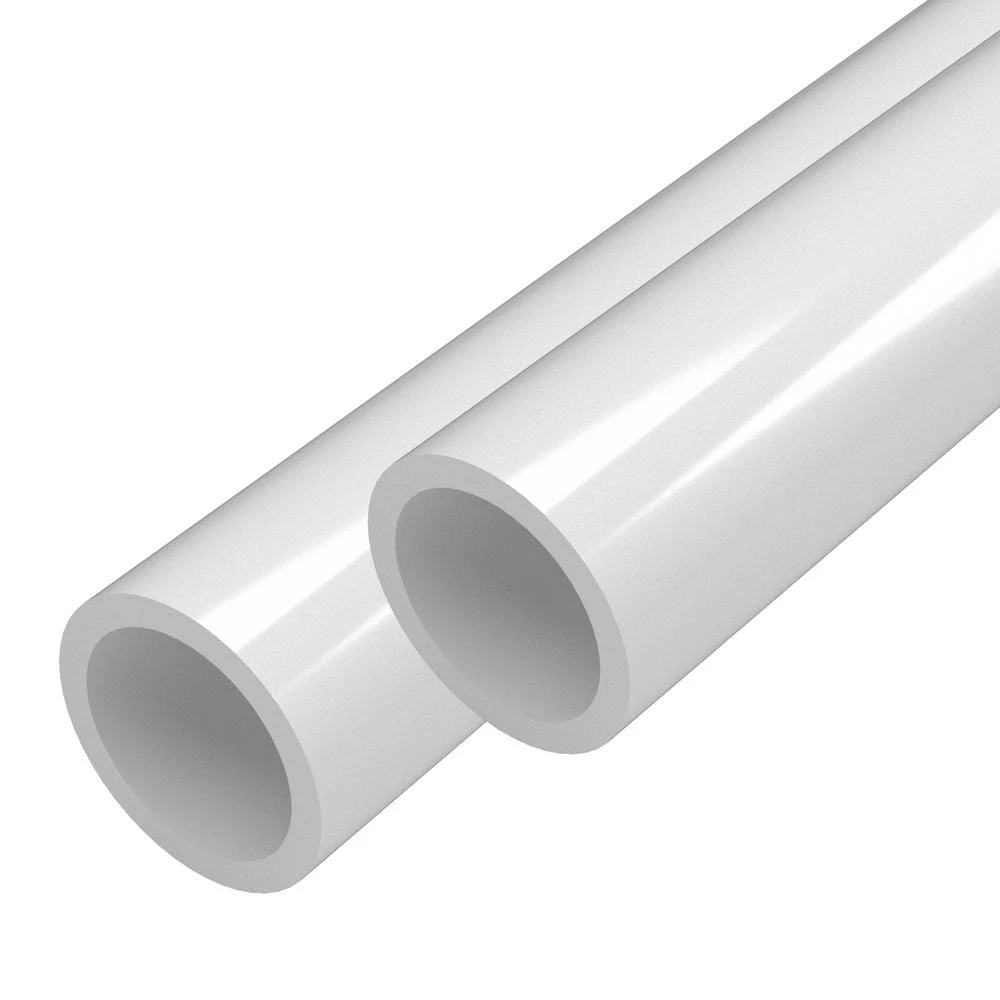 1 In. X 5 Ft. White Furniture Grade Schedule 40 PVC Pipe (2-Pack) 1 1 In. X 5 Ft. White Furniture Grade Schedule 40 PVC Pipe (2-Pack)