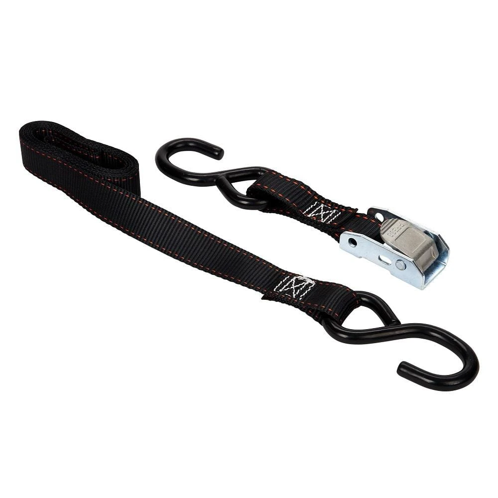 1 In. X 6 Ft. X 400 Lbs. Motorcycle Cam Buckle Tie-Down (2-Pack) 3 1 In. X 6 Ft. X 400 Lbs. Motorcycle Cam Buckle Tie-Down (2-Pack) - Image 3