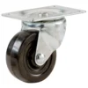 1-1/2 In. Soft Rubber Swivel Plate Caster With 40 Lb. Load Rating