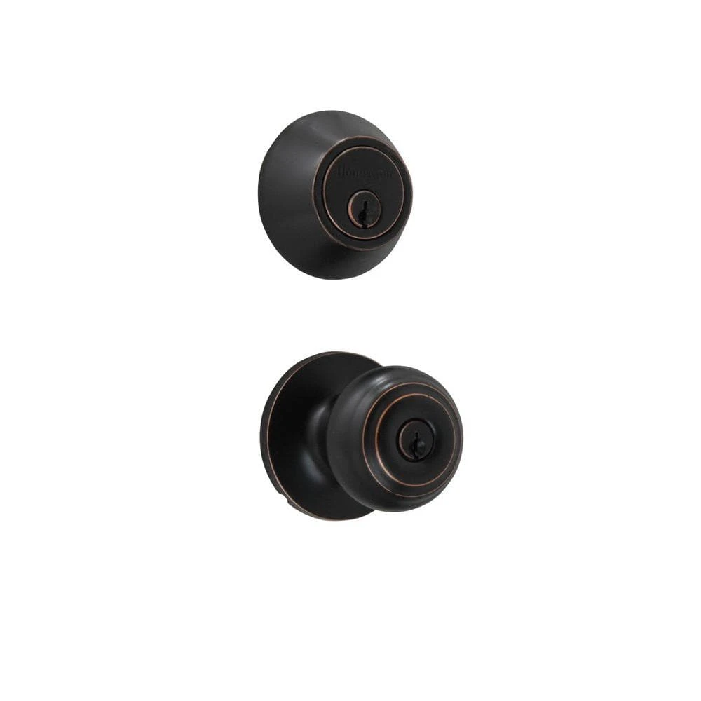 1.5 In. Oil-Rubbed Bronze Classic Knob Door Lock Home Security Kit 1 1.5 In. Oil-Rubbed Bronze Classic Knob Door Lock Home Security Kit