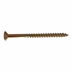 #8 2-1/2 In. Phillips Bugle-Head Coarse Thread Gold Screws (1 Lb./Pack)