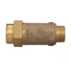 1 In. Union FMTC Inlet X 1 In. MMTC Outlet Lead-Free Bronze Dual Check Valve
