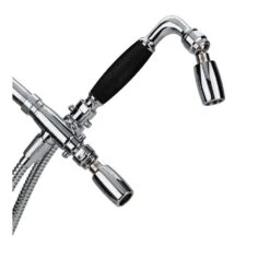1-spray 1 In. Dual Shower Head And Handheld Shower Head In Chrome