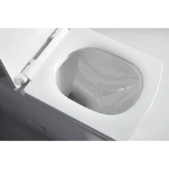 0.8 GPF/1.28 GPF Dual Flush Round Shape Ceramic Elongated Toilet Including Toilet Round Only Seat In White 17 0.8 GPF/1.28 GPF Dual Flush Round Shape Ceramic Elongated Toilet Including Toilet Round Only Seat In White -arbor Shop f22f65babf818c8d96abd5b6216d1174