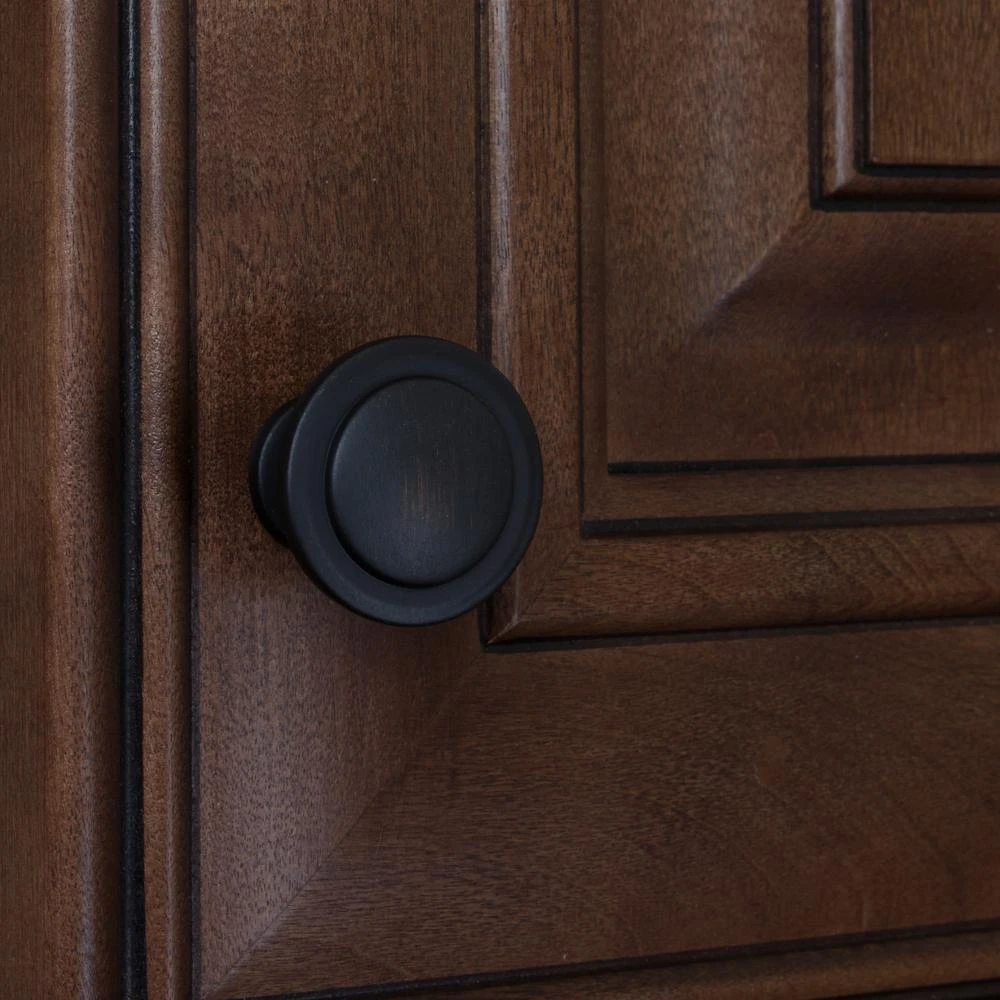 1-1/4 In. Dia Oil Rubbed Bronze Classic Round Ring Cabinet Knobs (10-Pack) 6 1-1/4 In. Dia Oil Rubbed Bronze Classic Round Ring Cabinet Knobs (10-Pack) - Image 6