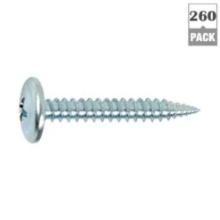 #8 X 1/2 In. Zinc-Plated Steel Phillips Truss-Head Drill Point Lath Screws (260-Pack) -arbor Shop f3e59929518be4cb4b9218a4a96cf1d0