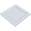 1 Ft. X 1 Ft. 15-Watt White Dimmable Edge-Lit 4000K Flat Panel Integrated LED Flushmount Wraparound