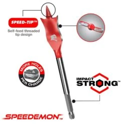 1-1/2 In. X 6 In. SPEEDemon Spade Bit -arbor Shop f47e742c0245952d508584b3180e5f30 6e0e5d25 42b0 49c2 85c1 a25e5ad25701