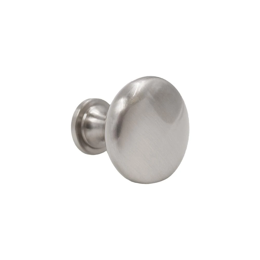 1-1/4 In. Satin Nickel Round Solid Cabinet Knob (10-Pack) 3 1-1/4 In. Satin Nickel Round Solid Cabinet Knob (10-Pack) - Image 3